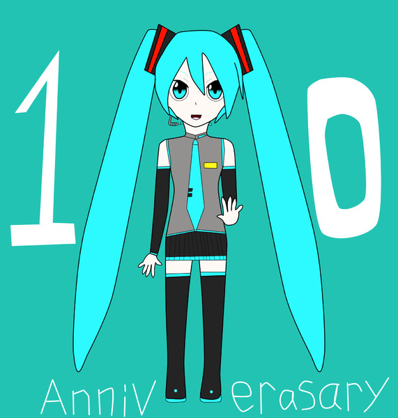 祝10周年 バグロック さんのイラスト ニコニコ静画 イラスト