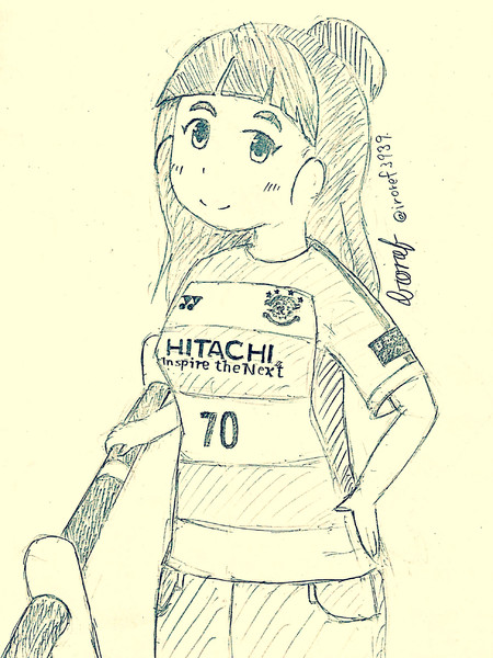 柏レイソル 神谷奈緒 いろれふ さんのイラスト ニコニコ静画 イラスト