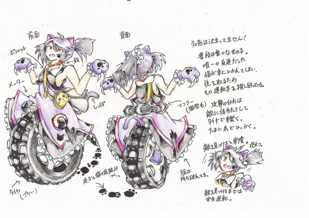 車みたいに移動するキャラが欲しかった 脳内ミュージックボックス さんのイラスト ニコニコ静画 イラスト