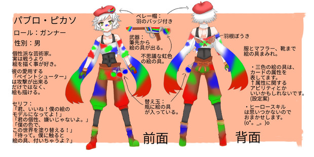 パブロ ピカソ ガンナー りず さんのイラスト ニコニコ静画 イラスト