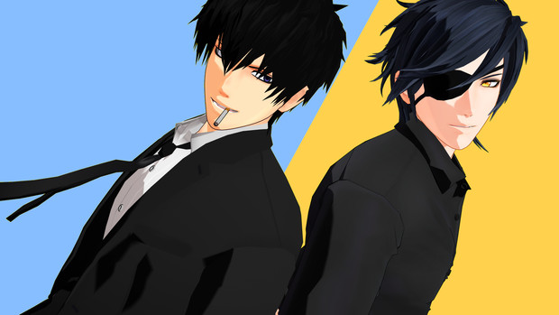 Mmd銀魂 刀剣乱舞 Movin Up 土方十四郎 燭台切光忠 Haru M さんのイラスト ニコニコ静画 イラスト