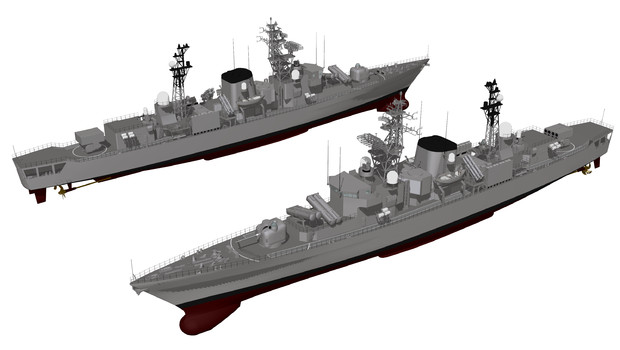 【モデル配布】2500トン型駆逐艦