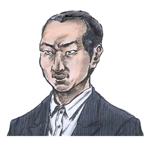 昏睡レイプ犯の田所浩治容疑者の法廷画