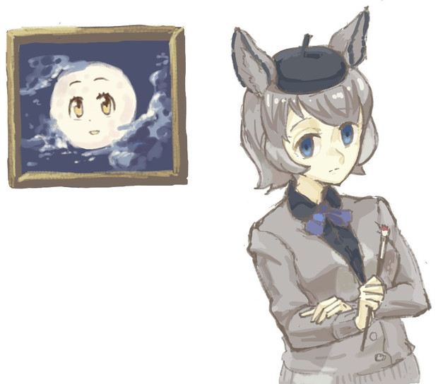 今宵も月が綺麗ですね キウハウス けもフレ雑絵合同 さんのイラスト ニコニコ静画 イラスト
