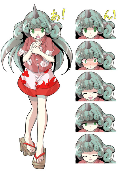 あうんポーズ差分立ち絵 表情差分 はるか さんのイラスト ニコニコ静画 イラスト