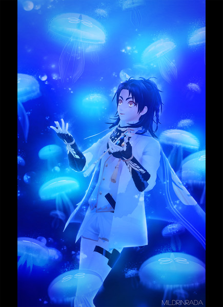 Mmd刀剣乱舞 クラゲ 太鼓鐘貞宗 Mildrinrada さんのイラスト ニコニコ静画 イラスト