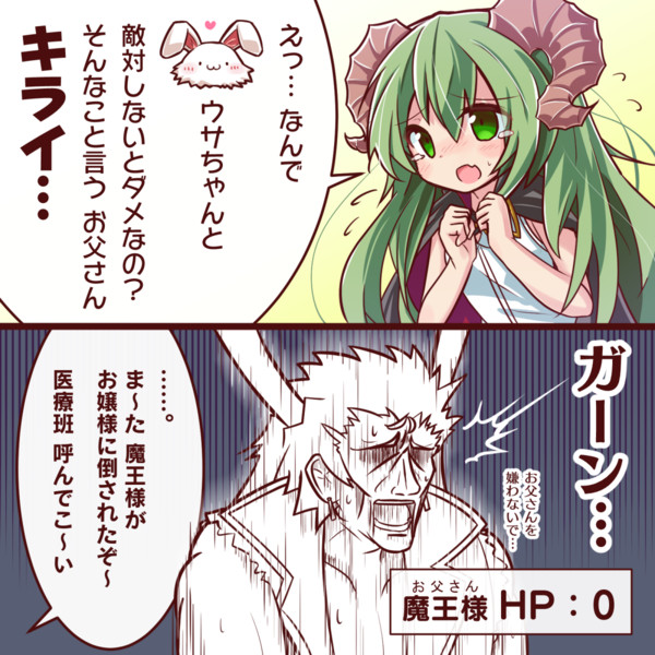 ムキりょく兎 魔王謁見編5 りょうご さんのイラスト ニコニコ静画 イラスト