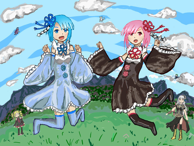 琴葉姉妹だと思った?残念レムとラムでした! / じろワン さんの 琴葉姉妹だと思った?残念レムとラムでした! / じろワン さんの