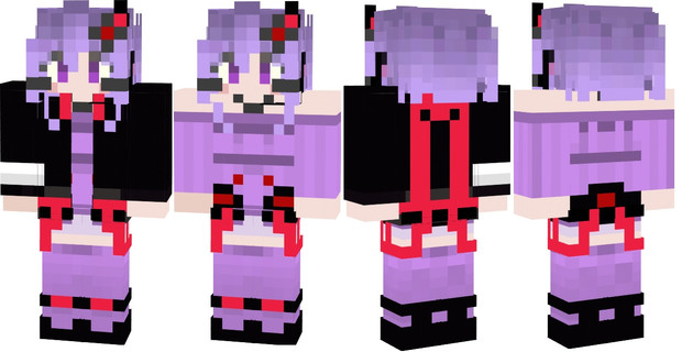 Minecraft 結月ゆかり スキンデータ 虹裏軍曹 さんのイラスト ニコニコ静画 イラスト