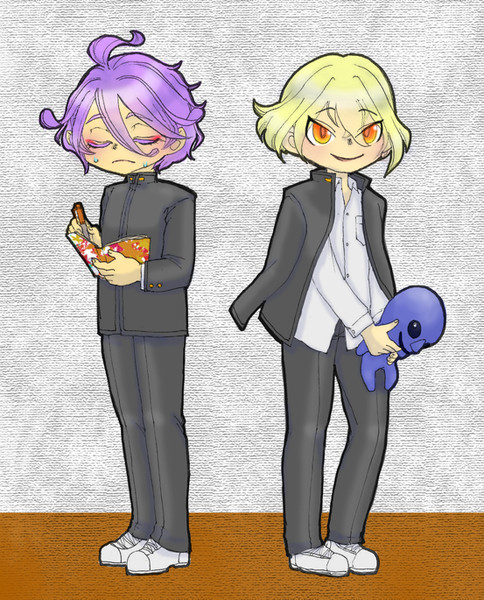 雅と兄者のゲーム実況を見ながらのらくがき Alioth Eugene さんのイラスト ニコニコ静画 イラスト