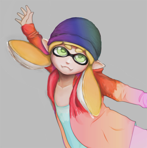 Illustratorで描いたものを厚塗り風に ニコニコ静画 イラスト