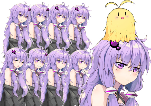 長髪もふもふゆかり立ち絵 ズウアニメ さんのイラスト ニコニコ静