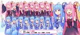 琴葉姉妹_立ち絵素材（９ポーズ+差分）
