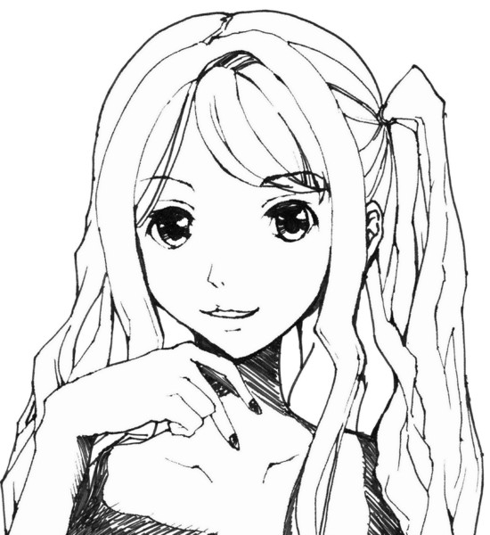 大人の塗り絵 2 5次元香澄真昼 ニコニコ静画 イラスト