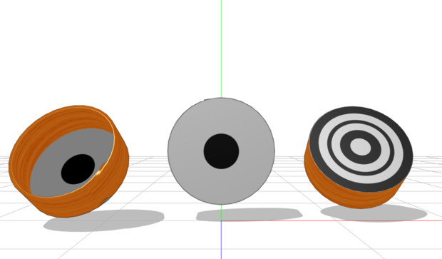 【MMD】弓道の的【モデル配布あり】