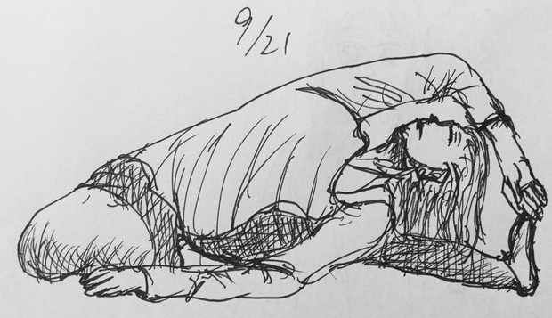 ５分スケッチ 17/9/21