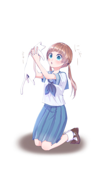 猫と少女 ユアレイ さんのイラスト ニコニコ静画 イラスト