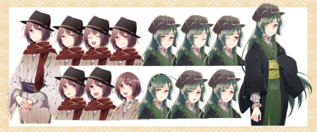 ハイカラ東北姉妹立ち絵 ただの さんのイラスト ニコニコ静画 イラスト