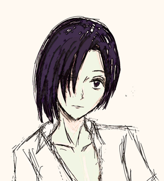 お題 隻眼 で前髪で右眼を隠しているキャラ 美少年版深夜の真剣お絵描き60分1本勝負 黄金 さんのイラスト ニコニコ静画 イラスト
