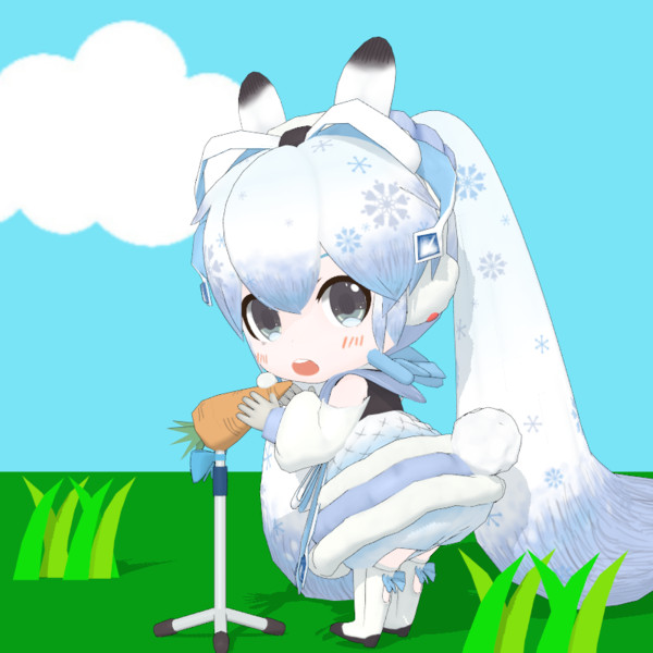ねんど雪ミクさん18 しぐれバージョン Maebari さんのイラスト ニコニコ静画 イラスト