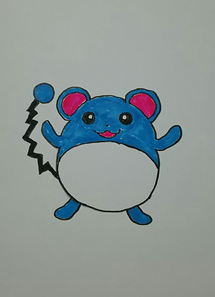 マリル ニコニコ静画 イラスト