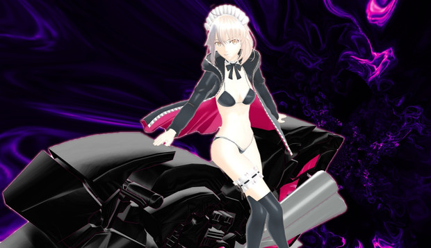 Mmd Fgo アルトリア ペンドラゴン オルタ ライダー モデル配布 あかね さんのイラスト ニコニコ静画 イラスト