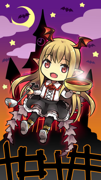 ヴァンピィちゃんハロウィン待ち受け くらりん さんのイラスト ニコニコ静画 イラスト