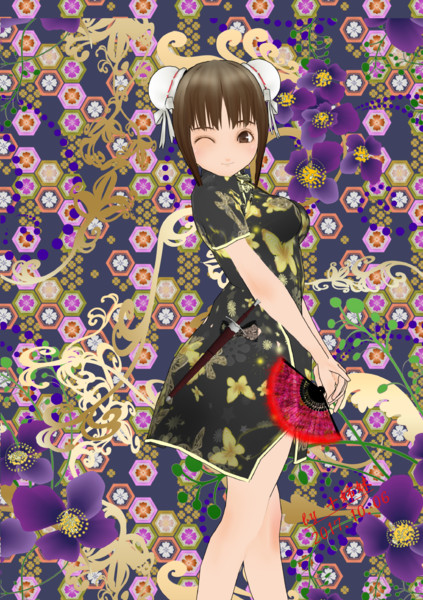 チャイナ娘 扇 十姉妹 さんのイラスト ニコニコ静画 イラスト