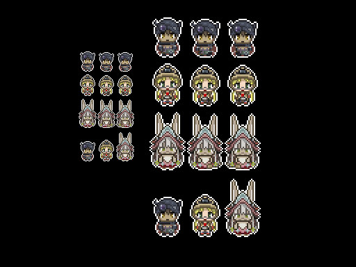 メイドインアビスのドット絵歩かせてみた / you@岩川基地 さんの メイドインアビスのドット絵歩かせてみた / you@岩川基地 さんの