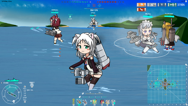 Wows アズレンmod Dedorudy さんのイラスト ニコニコ静画 イラスト