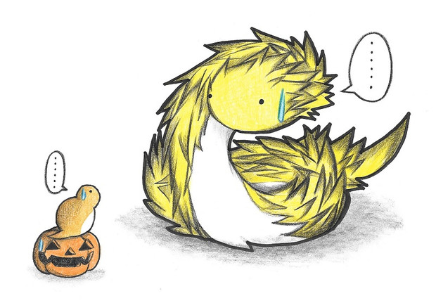 カボチャとヘアリーブッシュバイパー わにねこwithくまこ さんのイラスト ニコニコ静画 イラスト