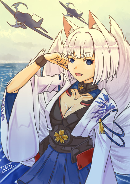 加賀 アズールレーン Nicosub静画