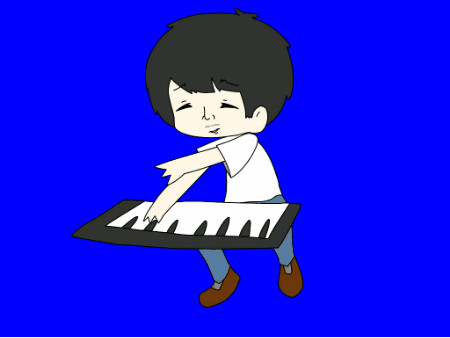 上野公園でライブをする男性bb 四二一 さんのイラスト ニコニコ静画 イラスト