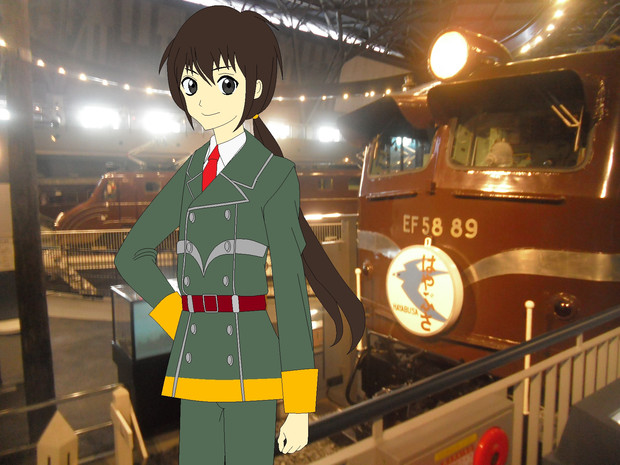 鉄道擬人化 Ef58 56kuma さんのイラスト ニコニコ静画 イラスト