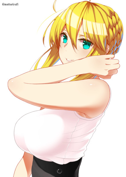 ノースリーブな槍トリアちゃん まったりユフィ さんのイラスト ニコニコ静画 イラスト
