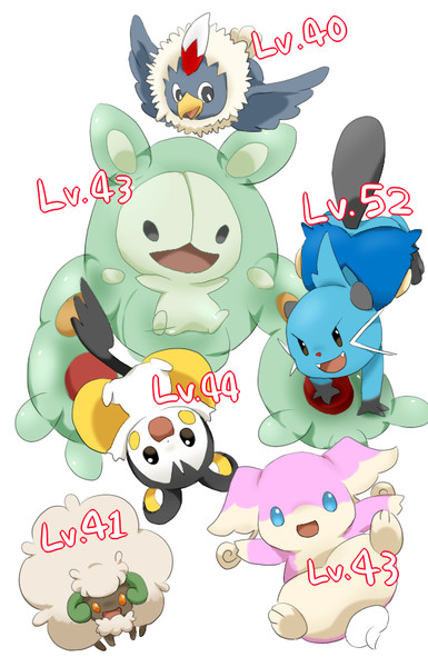 手持ちﾎﾟｹﾓﾝ描いてみた