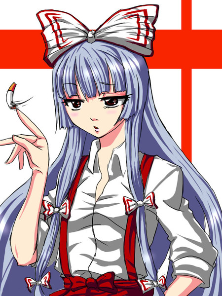 藤原妹紅 イラスト色紙 2枚 もこ式ワン子スキー専用 - メルカリ
