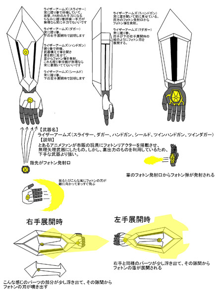 腕内蔵武器ってかっこいいですよね アルディナ さんのイラスト ニコニコ静画 イラスト