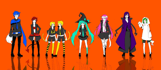 ハロウィン ボカロ 臆夜 ん さんのイラスト ニコニコ静画 イラスト