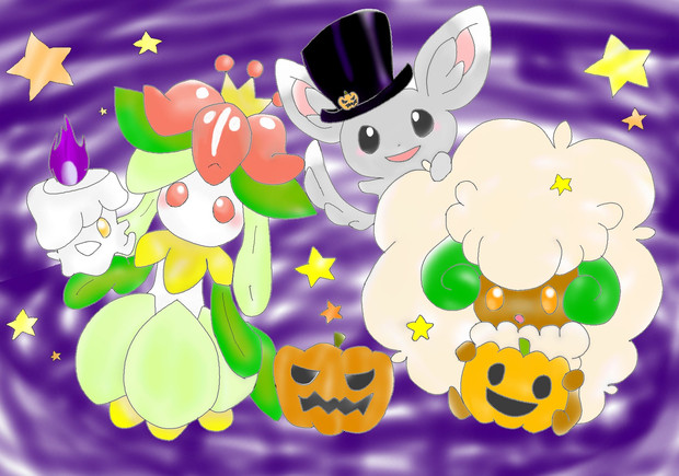 ポケモンハロウィンパーティー あみたす さんのイラスト ニコニコ静画 イラスト
