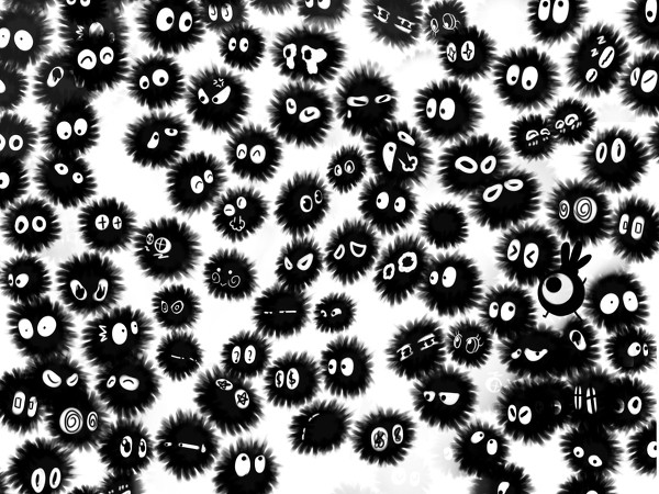 100 まっくろくろすけ イラスト 写真素材 フォトライブラリー