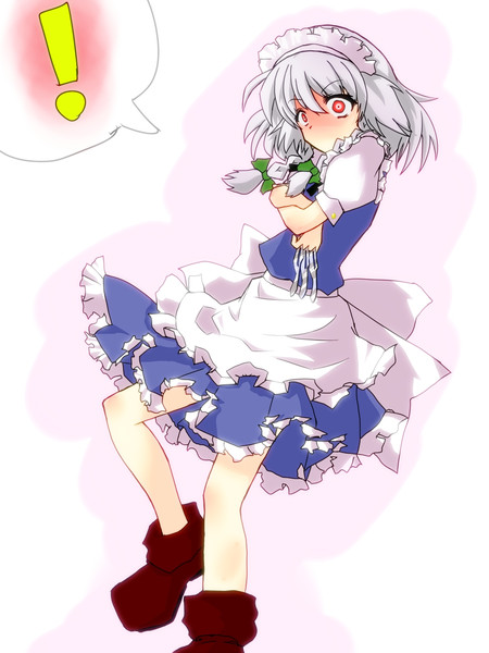 紅魔館の刻を止めるメイドに可愛いと言ったらメイドの時が止まった件 ますます さんのイラスト ニコニコ静画 イラスト