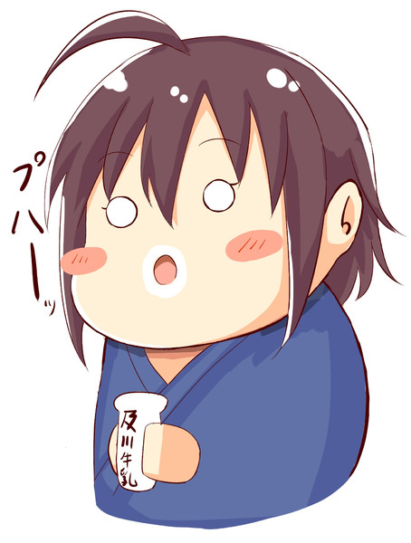 及川牛乳を飲むたまみ殿 Kon さんのイラスト ニコニコ静画 イラスト