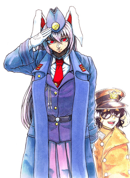 月軍冬季外套礼装装備鈴仙 こゆび さんのイラスト ニコニコ静画 イラスト