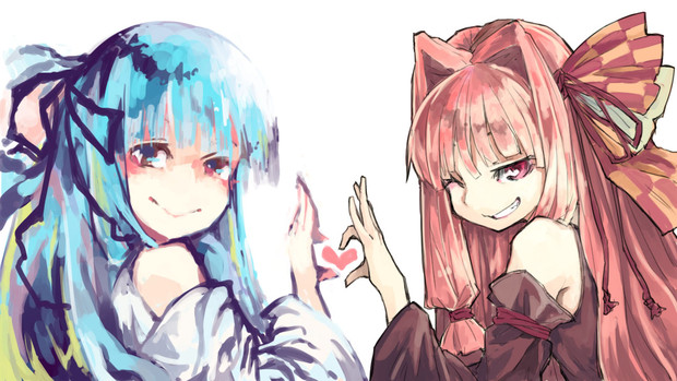 琴葉姉妹でラブずっきゅん ゆぬきうた さんのイラスト ニコニコ静画 イラスト