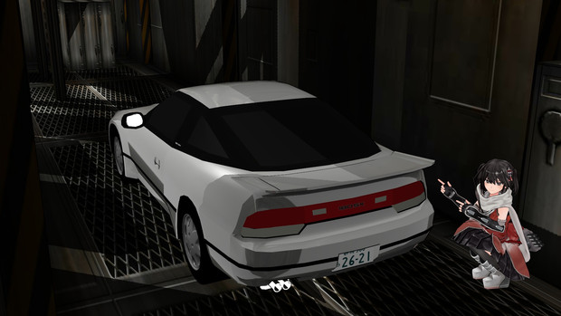 【モデル配布】180SX用べた付けウイング
