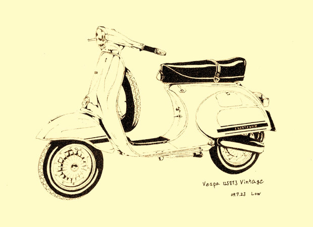 Vespa 125et3 Vintage Low さんのイラスト ニコニコ静画 イラスト