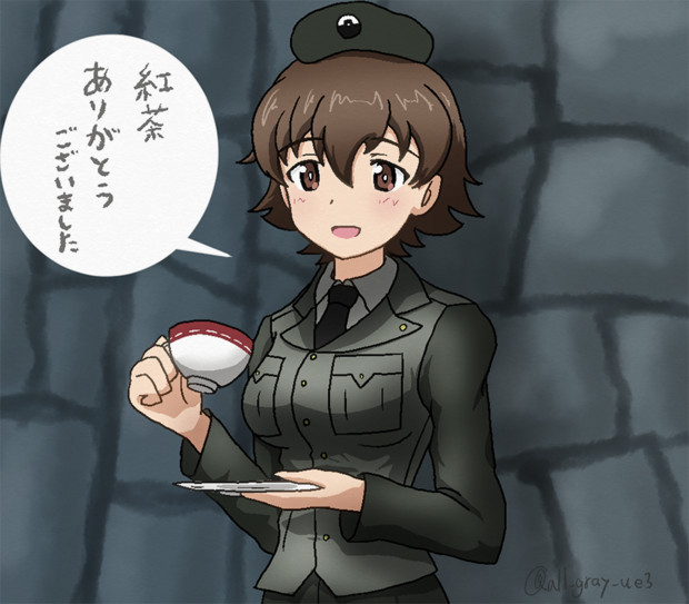 ガルパン ワンドロ 尋常に勝負した大学選抜ちゃん 灰色プリン Nakanokami さんのイラスト ニコニコ静画 イラスト