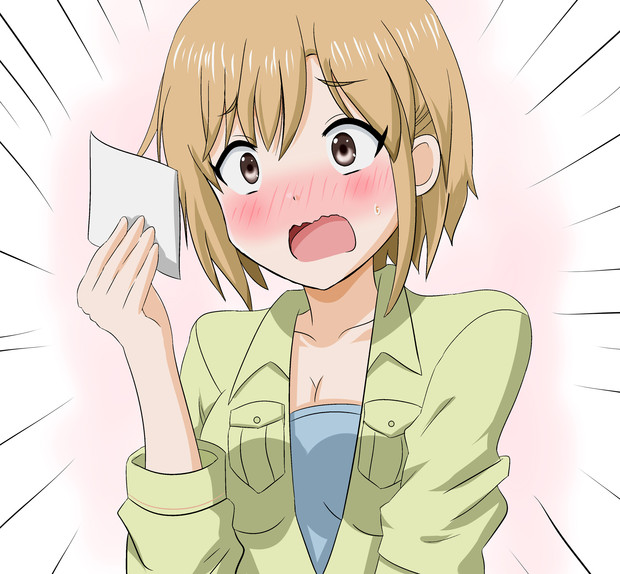 ナニかが描かれた紙を見た相葉夕美ちゃんの反応 タクミ さんのイラスト ニコニコ静画 イラスト