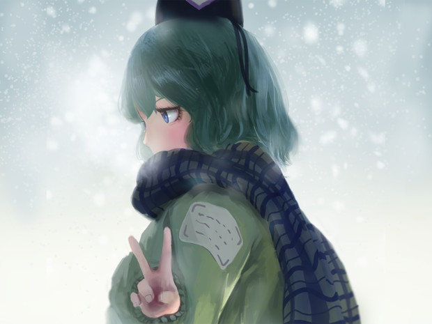 マフラーもふもふとじこ Fjsmu さんのイラスト ニコニコ静画 イラスト